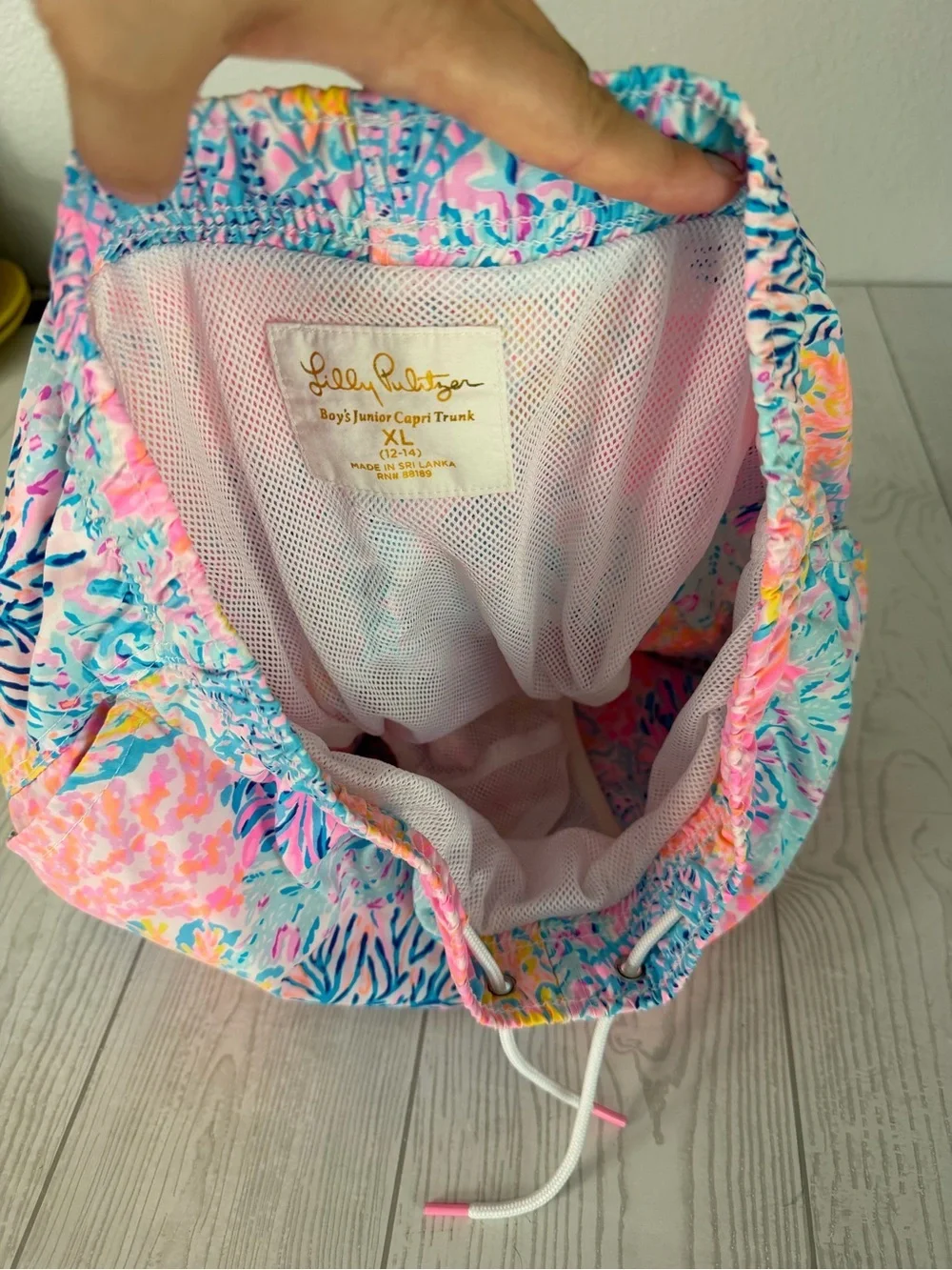 Lilly Pulitzer Junior Capri Swim Trunks